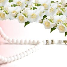 Beautiful Beads Tasbeeh, Islamic Salat Prayer for Muslims, Specially Designed for Daily Prayer Offerings (White Color Pack of 12)  - Day Night Deal