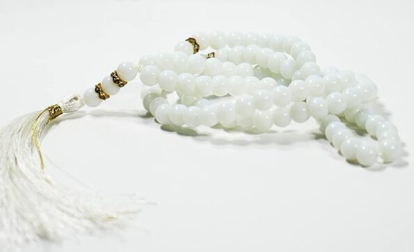 White Beads Tasbeeh, Islamic Salat Prayer for Muslims, Specially Designed for Daily Prayer Offerings (Pack of 2) - Day Night Deal - Image 5