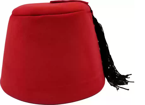 Mirza Ghalib Turkey Fez Cap (Red; Free Size)- Set of 2