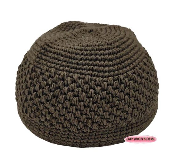 Indonesian Muslim Prayer Caps for Man, Namaz Cotton Beanie Skull Kulfi Topi Hat Solid Beanie  (Pack of 5) - Day Night Deal - Image 3