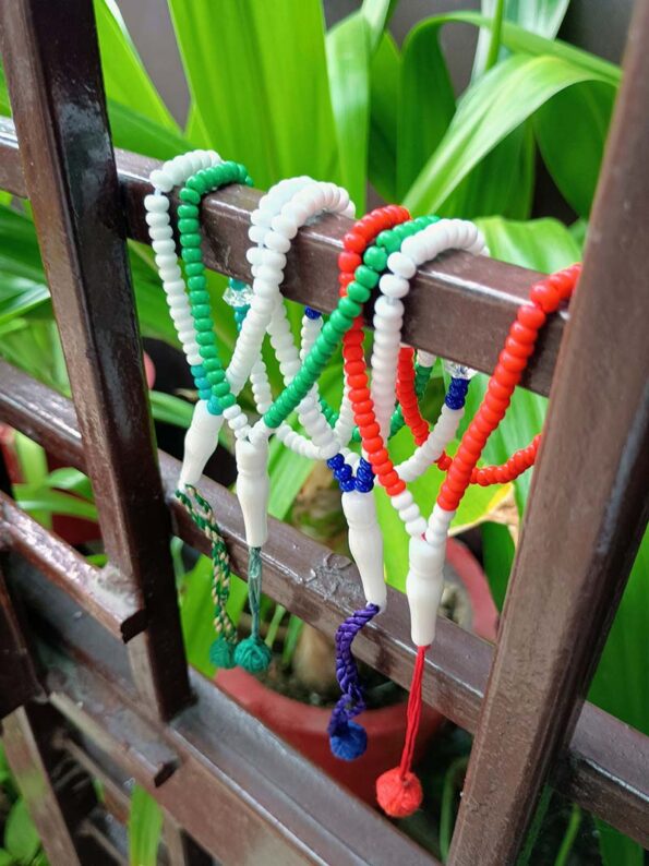 Beautiful Beads Tasbeeh, Islamic Salat Prayer for Muslims, Specially Designed for Daily Prayer Offerings (Multicolor Pack of 4 Small Size Tasbih)  - Day Night Deal - Image 2