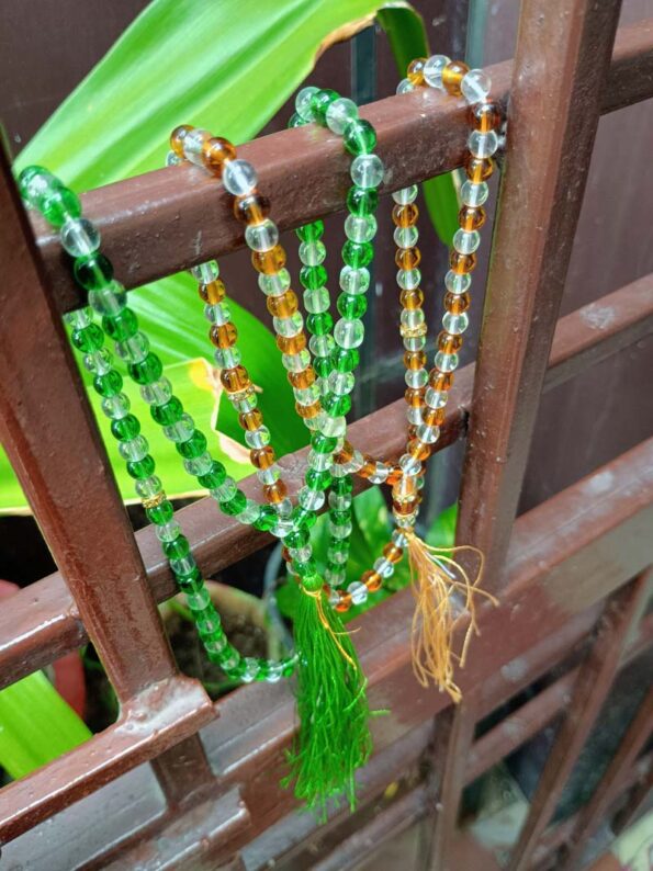 Beautiful Beads Tasbeeh, Islamic Salat Prayer for Muslims, Specially Designed for Daily Prayer Offerings (Multicolor ) Pack of 2 - Day Night Deal