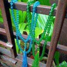 Beautiful Beads Tasbeeh, Islamic Salat Prayer for Muslims, Specially Designed for Daily Prayer Offerings (Green & Blue)  Pack of 4 - Day Night Deal