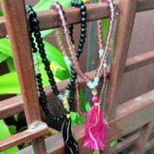 Beautiful Beads Tasbeeh, Islamic Salat Prayer for Muslims, Specially Designed for Daily Prayer Offerings (Pink & Black)  Pack of 2 - Day Night Deal