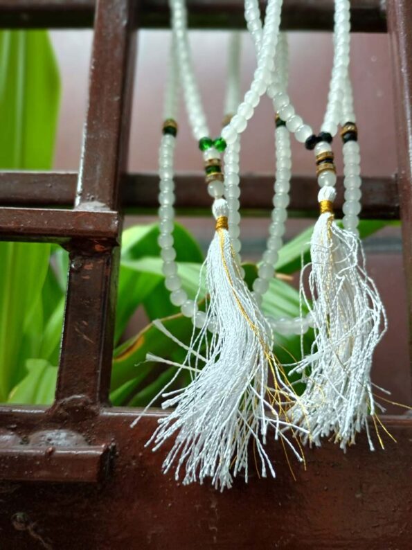 Beautiful Beads Tasbeeh, Islamic Salat Prayer for Muslims, Specially Designed for Daily Prayer Offerings (White) Pack of 2 - Day Night Deal - Image 2