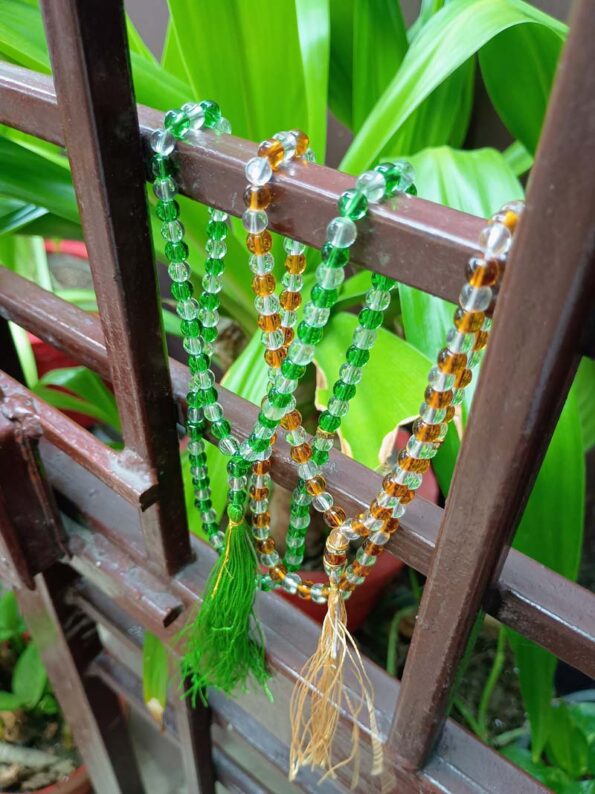 Beautiful Beads Tasbeeh, Islamic Salat Prayer for Muslims, Specially Designed for Daily Prayer Offerings (Multicolor ) Pack of 2 - Day Night Deal - Image 3