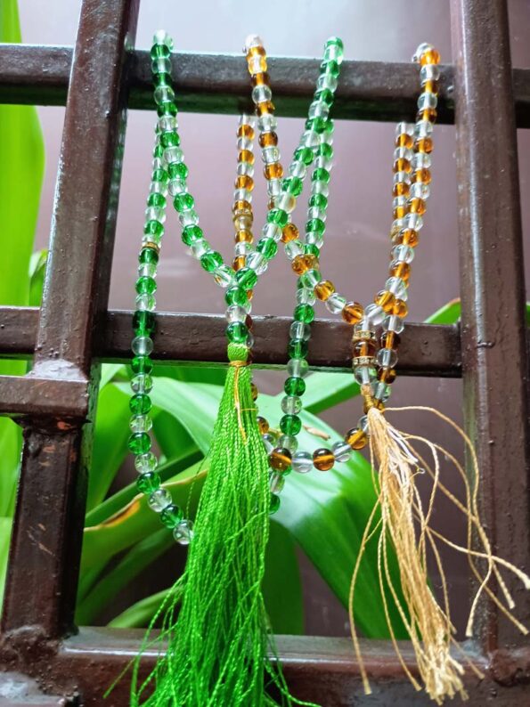 Beautiful Beads Tasbeeh, Islamic Salat Prayer for Muslims, Specially Designed for Daily Prayer Offerings (Multicolor ) Pack of 2 - Day Night Deal - Image 4