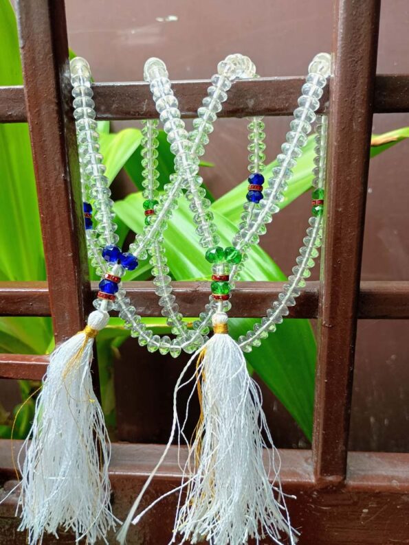 Beautiful Beads Tasbeeh, Islamic Salat Prayer for Muslims, Specially Designed for Daily Prayer Offerings (Green & Blue)  Pack of 2 - Day Night Deal