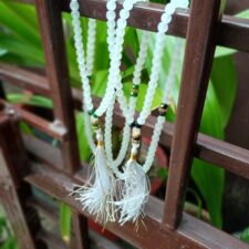 Beautiful Beads Tasbeeh, Islamic Salat Prayer for Muslims, Specially Designed for Daily Prayer Offerings (White) Pack of 2 - Day Night Deal
