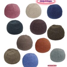 Indonesian Muslim Prayer Caps for Man, Namaz Cotton Beanie Skull Kulfi Topi Hat Solid Beanie  (Pack of 5) - Day Night Deal