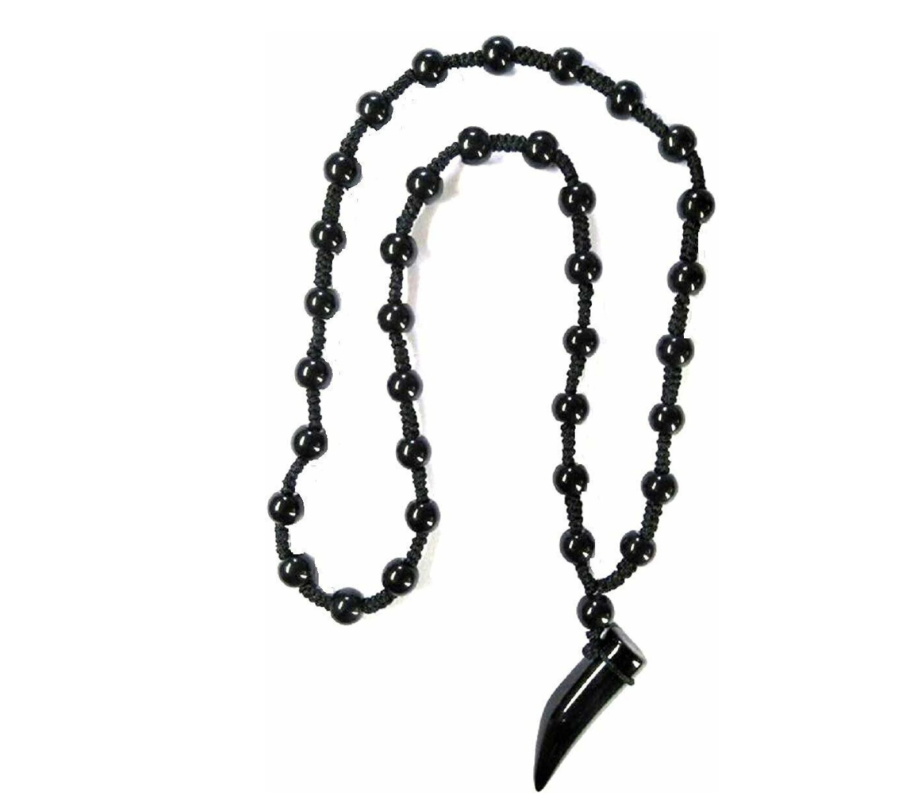 Crystal Black Pendant Cotton Black Dori Bead Mala Pendant Locket Necklace for Men | Women | Boys | Girls - Image 5