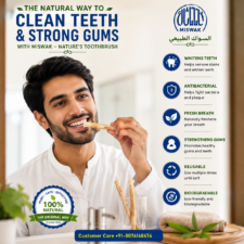 100% Natural Miswak Sticks – The Traditional Way to Clean Teeth & Strengthen Gums