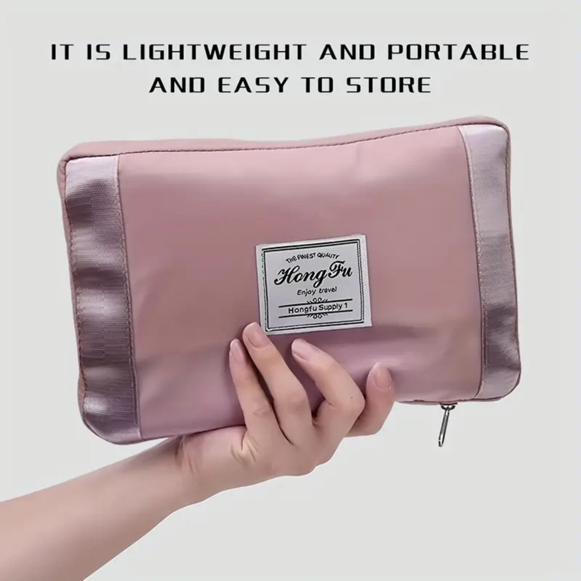 Large Capacity Folding Travel Bag | Fabric Waterproof Lightweight Foldable Duffle Bag Portable Expandable Travel Bag | Dry And Wet Carry On Bag for Ladies Personal Items - Image 4