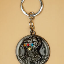 Superhero Key Chain, Metal & Key Ring Multicolor