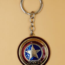 Superhero Key Chain, Metal & Key Ring Multicolor