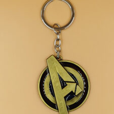Superhero Key Chain, Metal & Key Ring Multicolor
